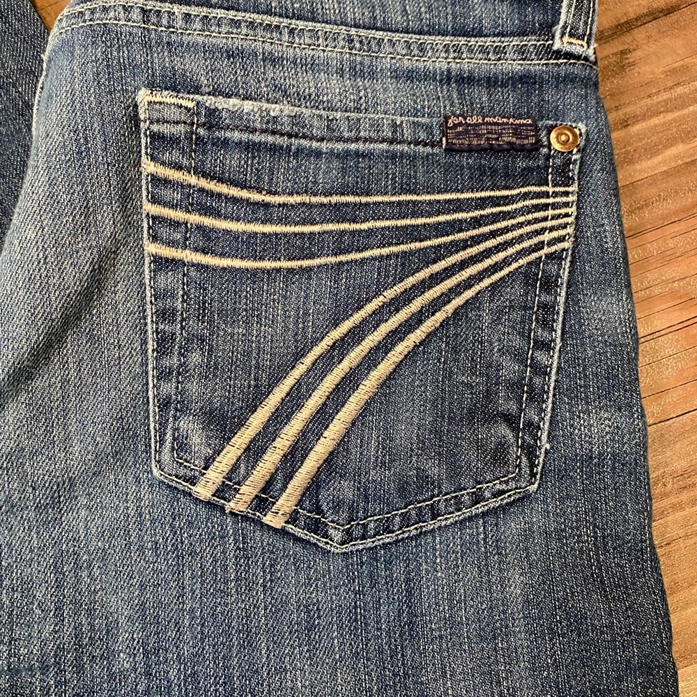 7 For All Mankind DOJO FLARE darkwash